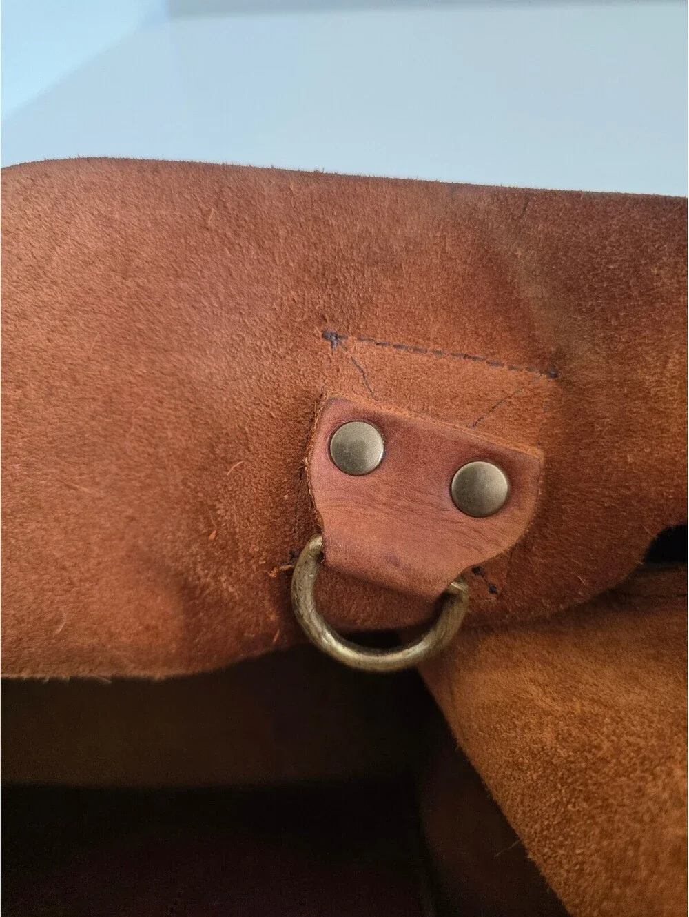 Parker Clay Brown Leather Merkato Signature Tote